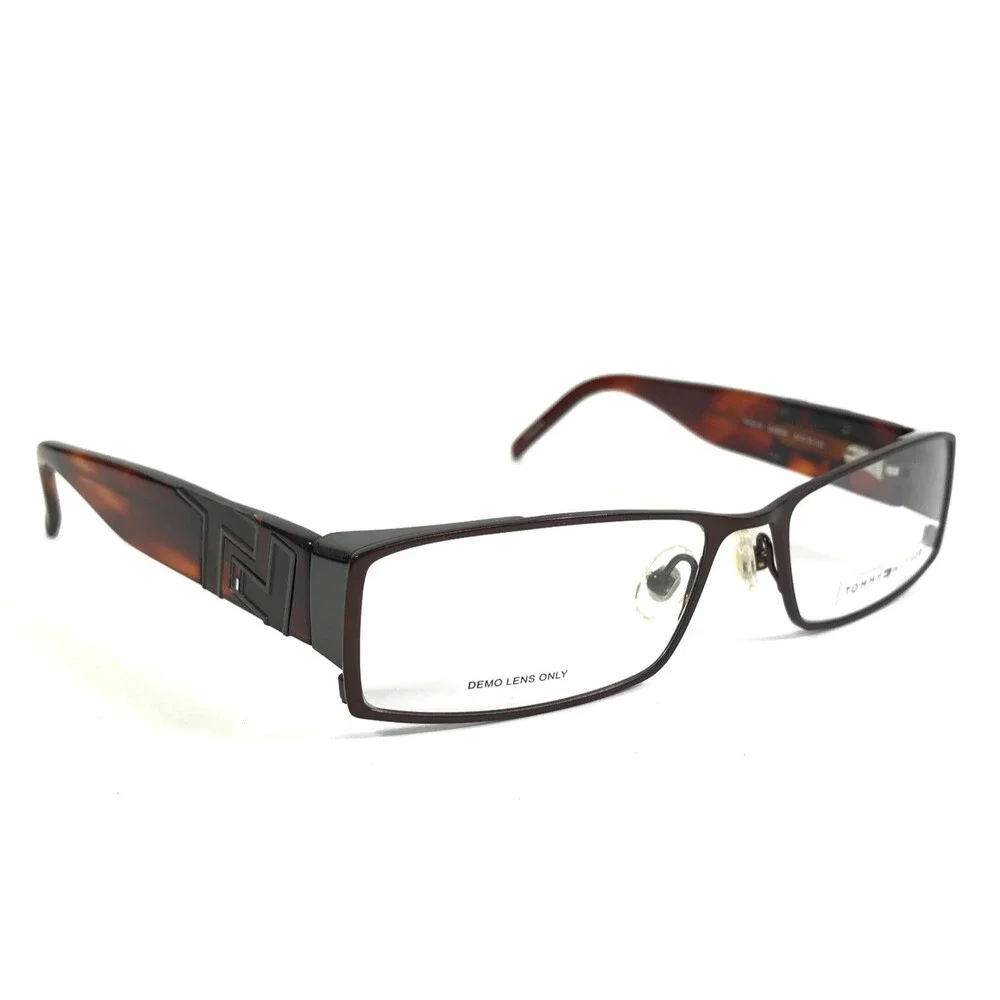 Tommy Hilfiger Eyeglasses Frames TH3410 DKBRN Dark Brown Gunmetal 54-16-140